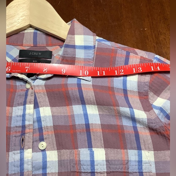 J.Crew Boy LS Shirt in Dawson Plaid. Size 0. Style C9325. - Picture 7 of 10